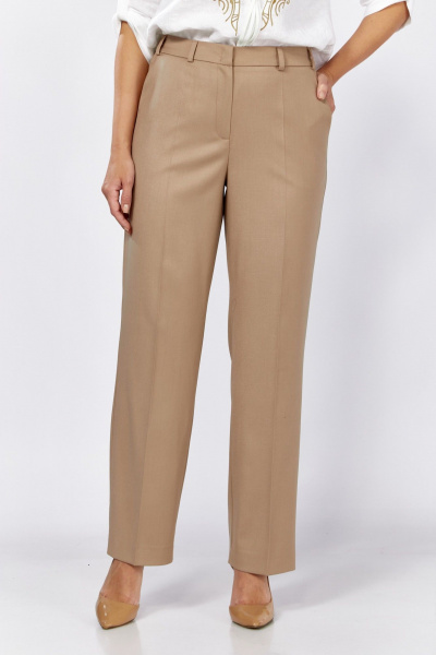 Брюки MALI 324-047 бежевый - фото 9
