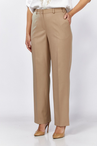 Брюки MALI 324-047 бежевый - фото 8