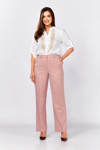 Брюки MALI 324-047 розовый - фото 10