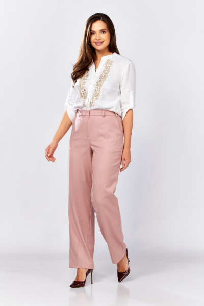 Брюки MALI 324-047 розовый - фото 9