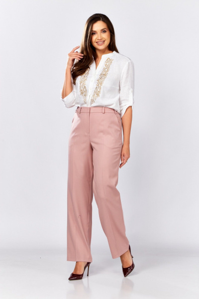 Брюки MALI 324-047 розовый - фото 8