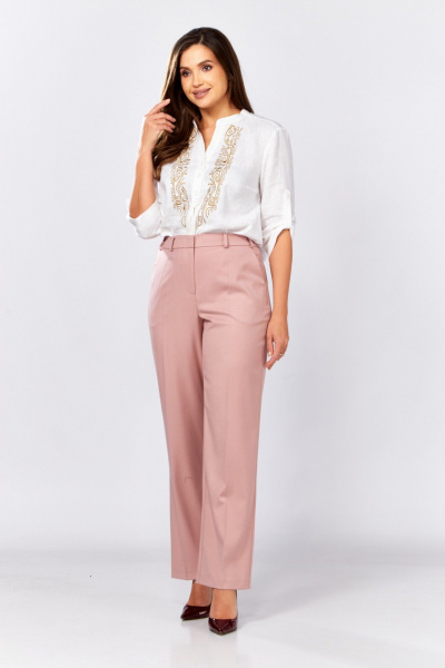 Брюки MALI 324-047 розовый - фото 4