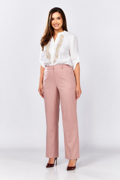 Брюки MALI 324-047 розовый - фото 3