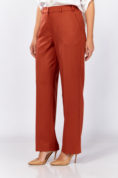 Брюки MALI 324-047 терракот - фото 10