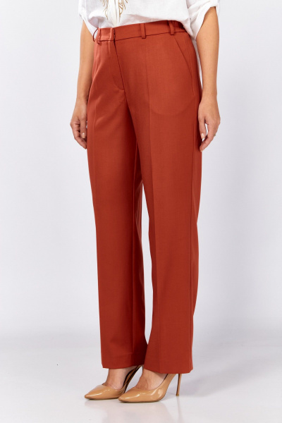 Брюки MALI 324-047 терракот - фото 9