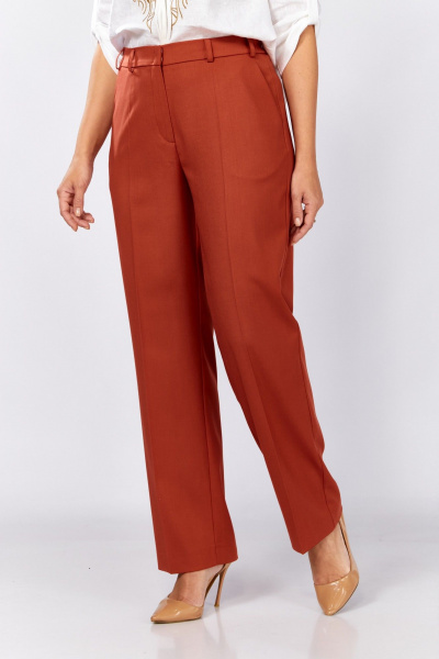 Брюки MALI 324-047 терракот - фото 8