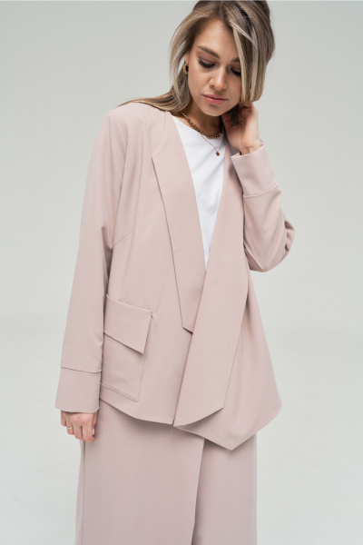 Жакет GRATTO 7229 пудра - фото 6