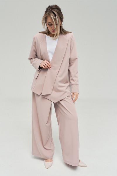 Жакет GRATTO 7229 пудра - фото 5