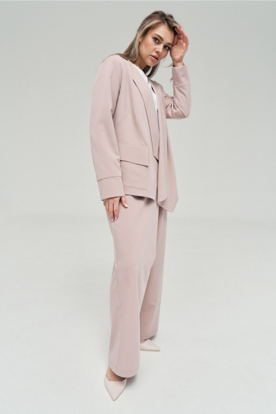 Жакет GRATTO 7229 пудра - фото 4