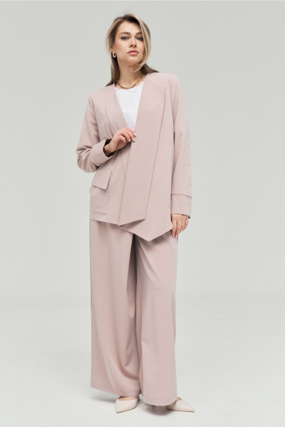 Жакет GRATTO 7229 пудра - фото 1