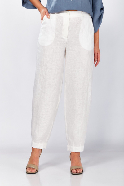 Брюки MALI 325-062 белый - фото 1