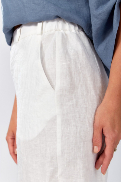 Брюки MALI 325-062 белый - фото 4