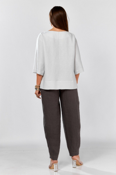 Блуза MALI 625-064 светло-серый - фото 10