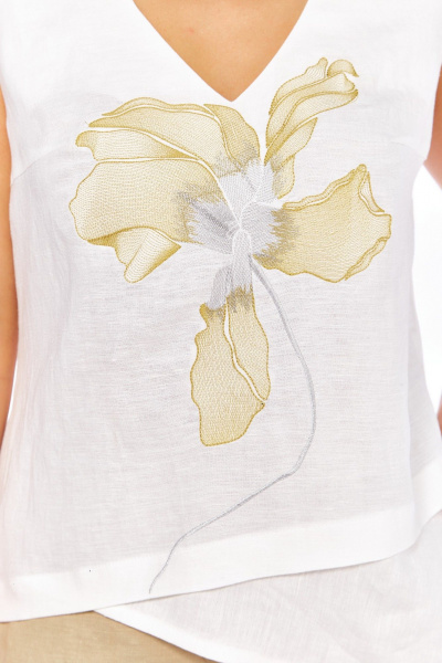 Блуза MALI 625-081 белый - фото 8