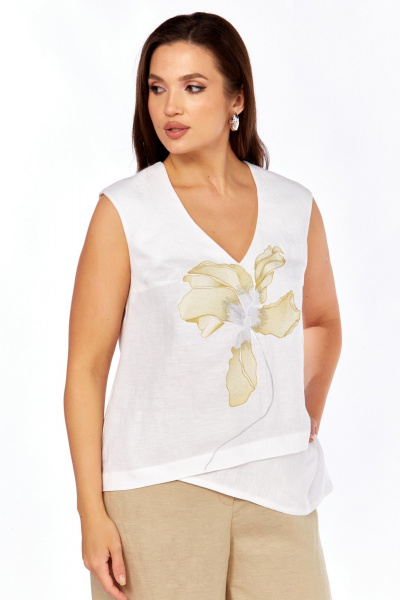 Блуза MALI 625-081 белый - фото 7