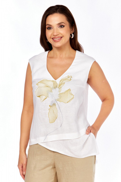 Блуза MALI 625-081 белый - фото 6