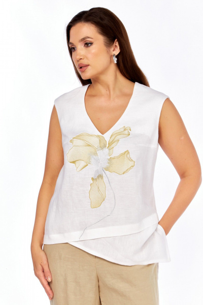 Блуза MALI 625-081 белый - фото 5