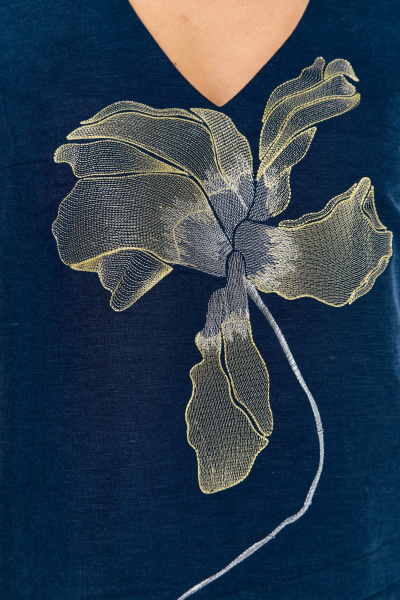 Блуза MALI 625-081 синий - фото 9