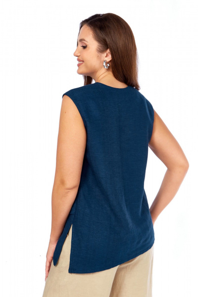 Блуза MALI 625-081 синий - фото 6