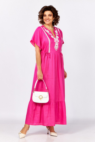 Платье Lady Secret 25303 фуксия - фото 2