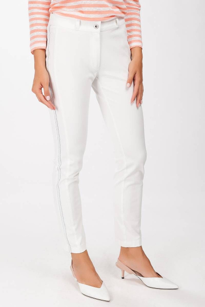 Брюки с декоративной тесьмой и классической посадкой Femme & Devur 9231 1.1D(170) - фото 3