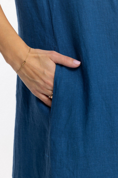 Платье FASHION CENTRE Л-4052 синий - фото 6