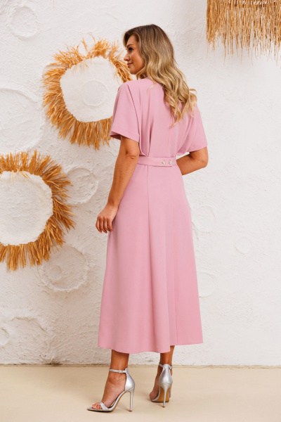 Платье AGATTI 5743А розовый - фото 3