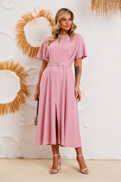 Платье AGATTI 5743А розовый - фото 2