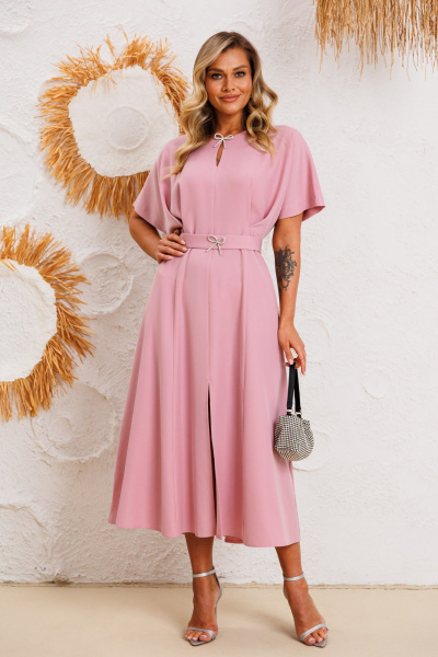 Платье AGATTI 5743А розовый - фото 1