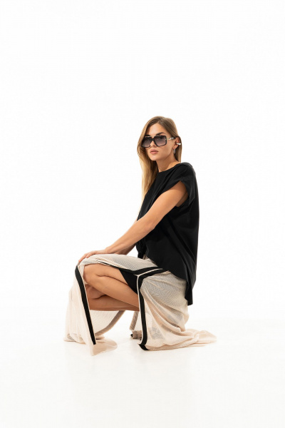 Блуза Luna 246 черный - фото 10