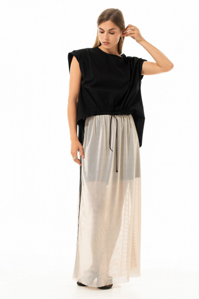 Блуза Luna 246 черный - фото 7