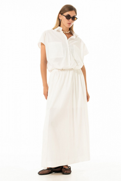 Рубашка, юбка Luna 247 молоко - фото 1