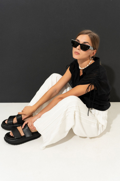 Рубашка Luna 249 черный - фото 10