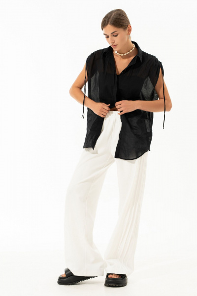 Рубашка Luna 249 черный - фото 5