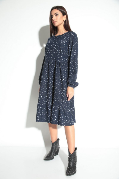 Платье Michel chic 2048 синий - фото 5