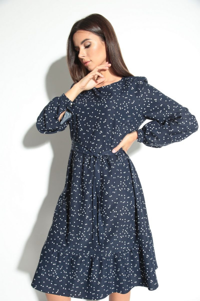 Платье Michel chic 2048 синий - фото 2