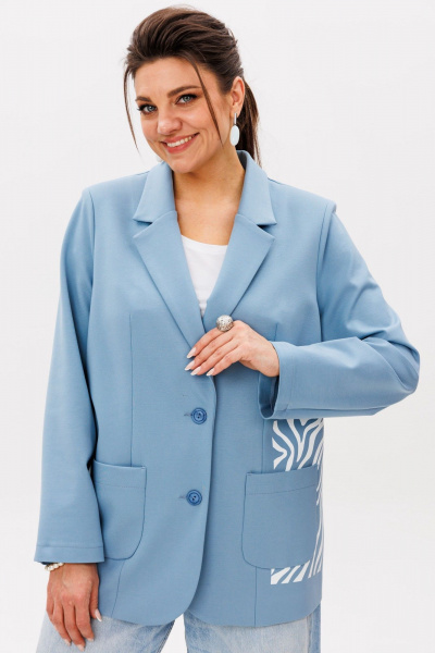 Жакет Anelli 1524 тендер_зебра - фото 1