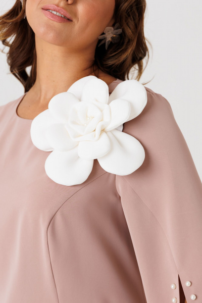 Платье Mubliz 269 бежевый - фото 7