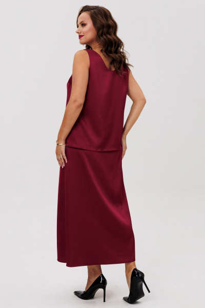 Юбка ANIDEN 126-2 бордо - фото 2