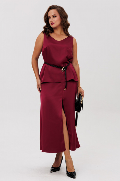 Блуза ANIDEN 23-1 бордо - фото 2