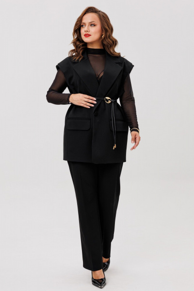 Брюки, жилет ANIDEN 6115-1 черный - фото 15