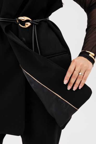 Брюки, жилет ANIDEN 6115-1 черный - фото 13