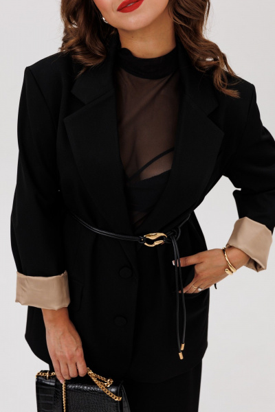 Жакет, юбка ANIDEN 6131-1 черный - фото 13