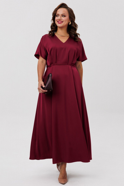 Платье ANIDEN 712-1 бордо - фото 2