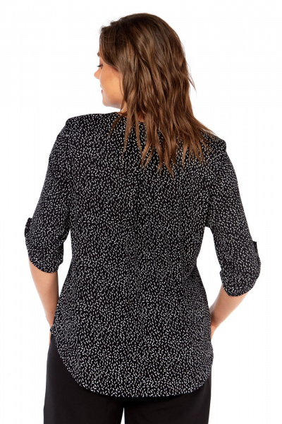 Блуза Abbi 4059 черно-белый - фото 20