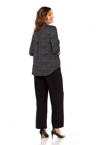 Блуза Abbi 4059 черно-белый - фото 15