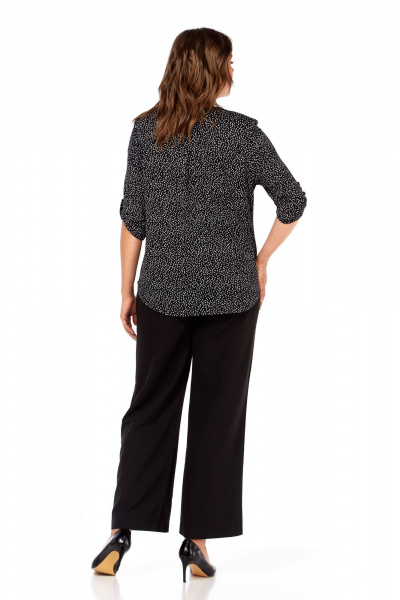 Блуза Abbi 4059 черно-белый - фото 14