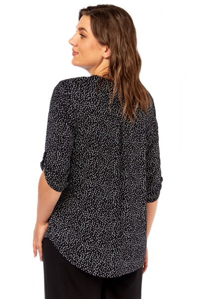 Блуза Abbi 4059 черно-белый - фото 12