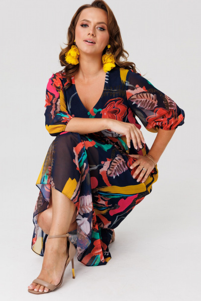 Платье Mubliz 254 синий - фото 10