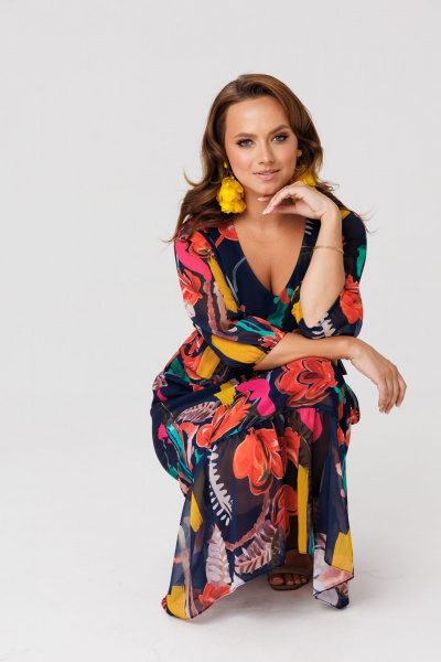 Платье Mubliz 254 синий - фото 9